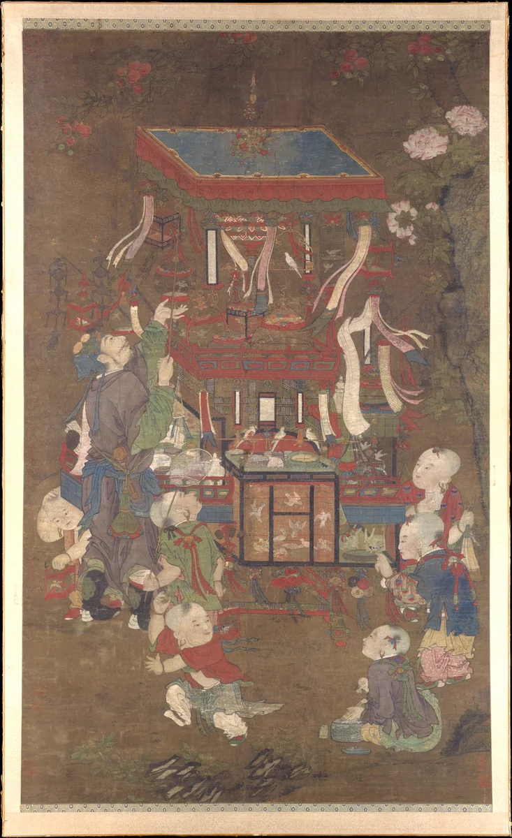 Bird peddler by Unidentified Artist, painting, 1467-1533