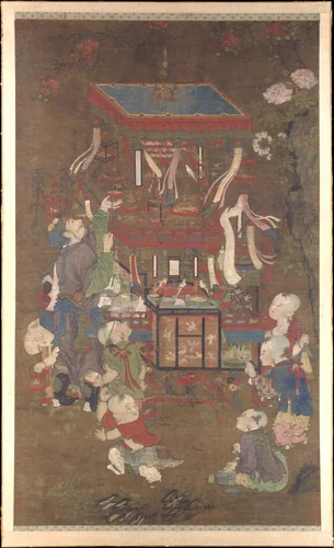 Bird peddler by Unidentified Artist, painting, 1467-1533