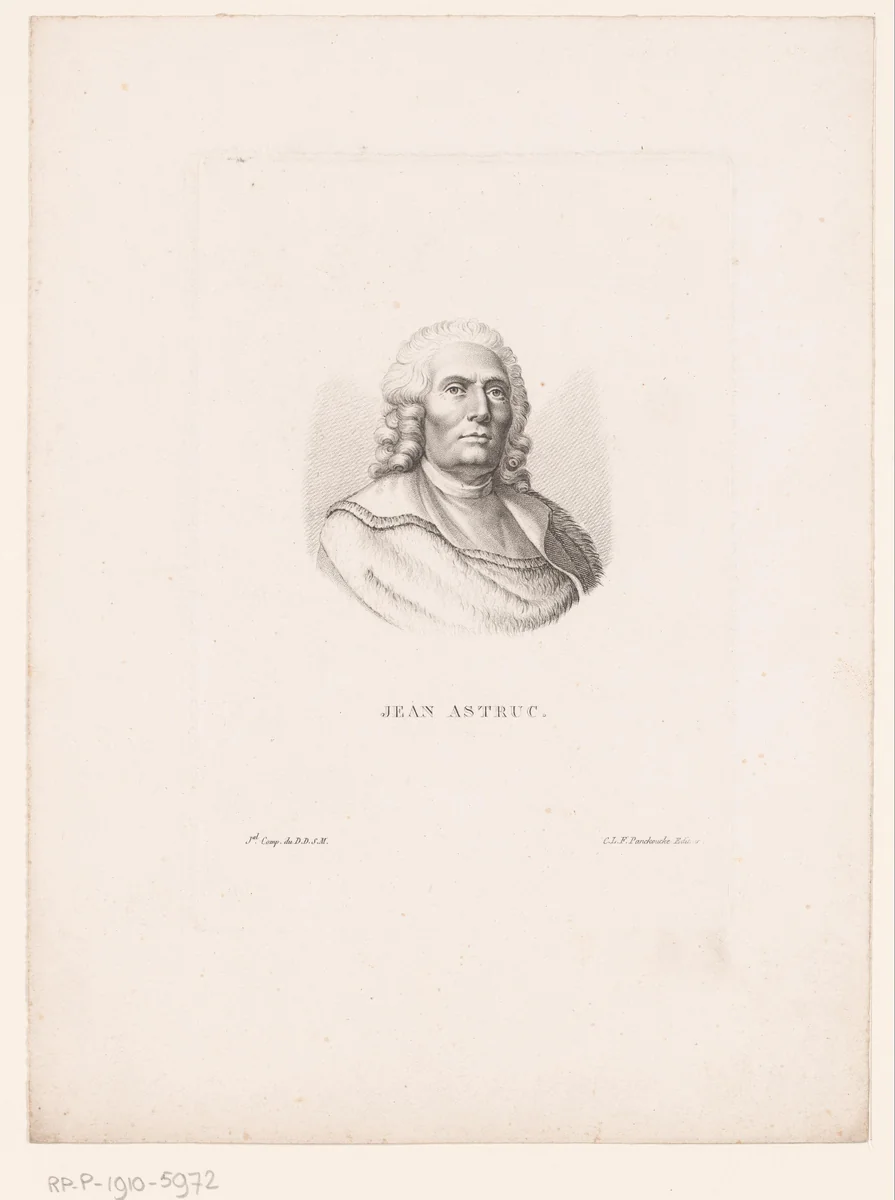Portret van Jean Astruc by Ambroise Tardieu, print, 1818-1832