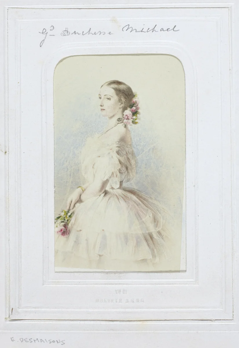 Grand Duchess Michael by Émile Desmaisons, photograph, 1860-1869