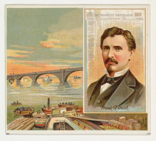Frank R. O'Neil, The St. Louis Missouri Republican, from the American Editors series (N35) for Allen & Ginter Cigarettes by Allen & Ginter, print, 1887