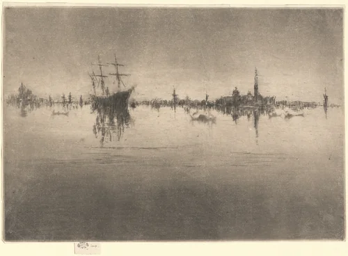 Nocturne by James McNeill Whistler, print, 1879-1880