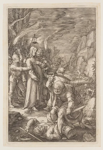 Christ Taken Captive, from The Passion by Hendrick Goltzius, print, 1598