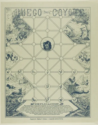 Game of the Coyote by José Guadalupe Posada, print, 1871-1913