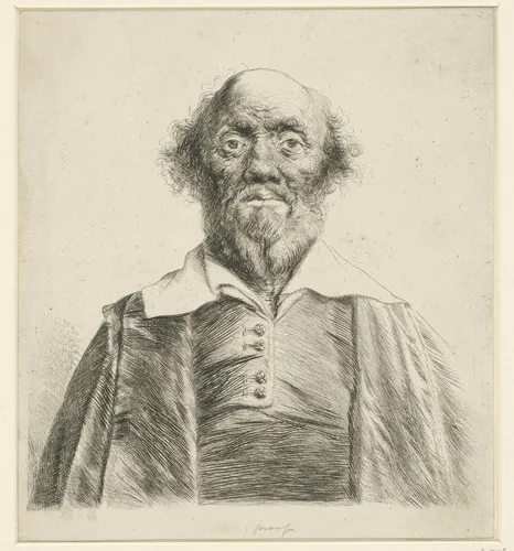 Portret van een oude man by Jan Lievens, print, 1632-1635