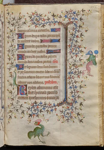Hours of Charles the Noble, King of Navarre (1361-1425), fol. 321r, Text by Master of the Brussels Initials and Associates, book, 1400-1410