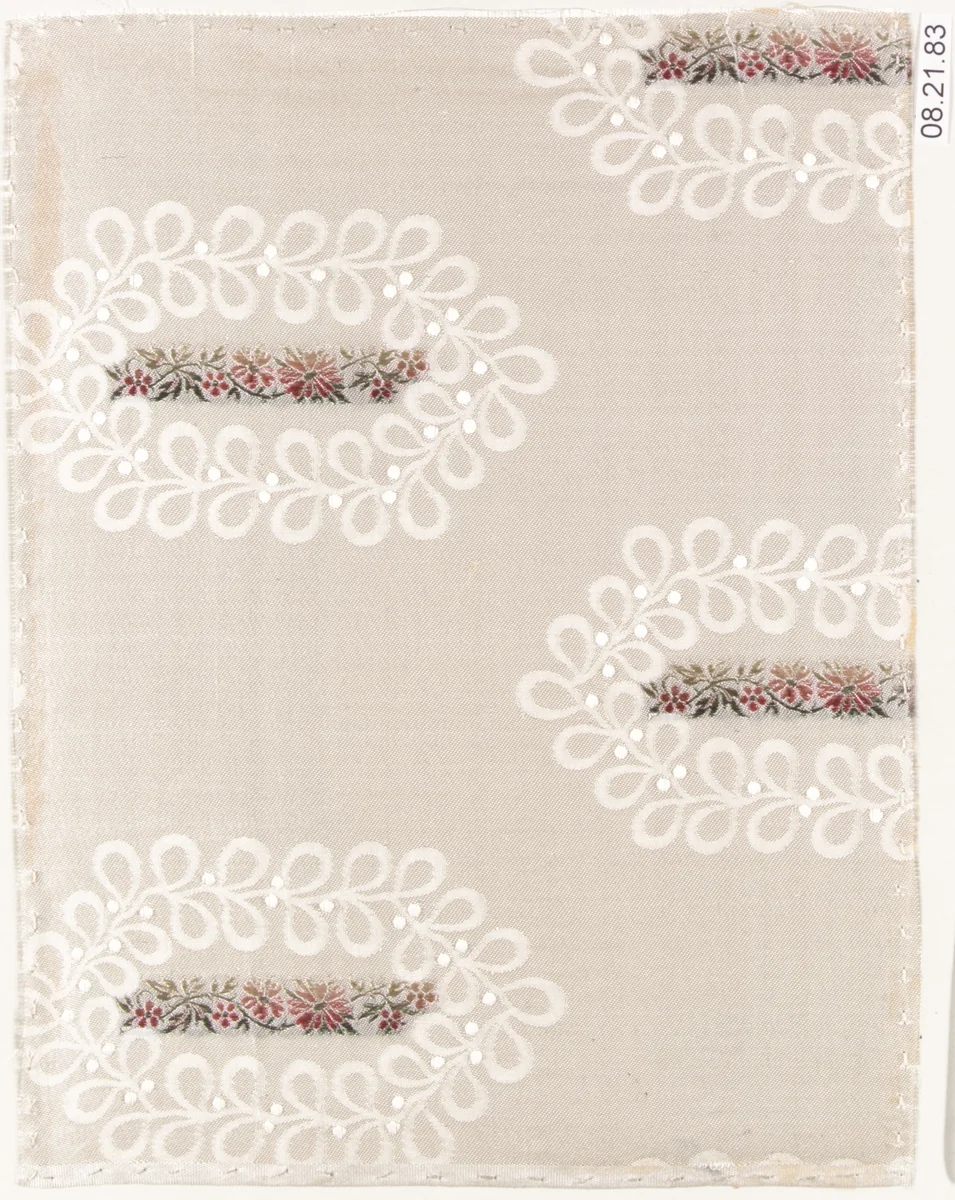 Textile sample by Unknown Designer, textile, 1900