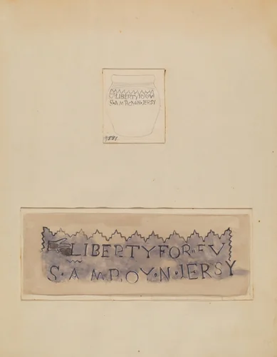 Small Pot or Crock by John Tarantino, index of american design, 1938