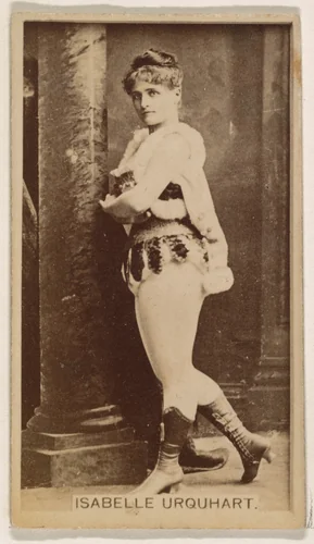 Isabelle Urquhart, from the Actresses series (N245) issued by Kinney Brothers to promote Sweet Caporal Cigarettes by Kinney Brothers Tobacco Company, photograph, 1890