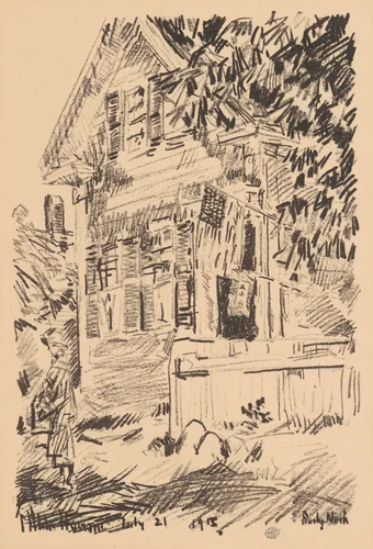 The Service Flag by Childe Hassam, print, 1918