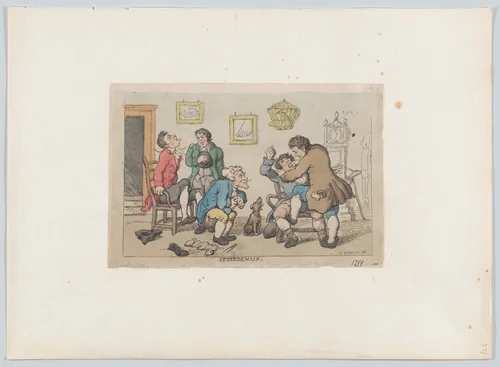 Legerdemain by Thomas Rowlandson, print, 1799