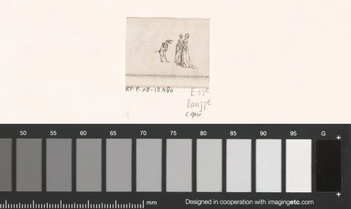 Heer buigt voor twee dames by anonymous, print, 1769