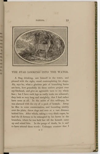 Headpiece (page 19) from The Fables of Aesop by Thomas Bewick, illustrated book, 1818