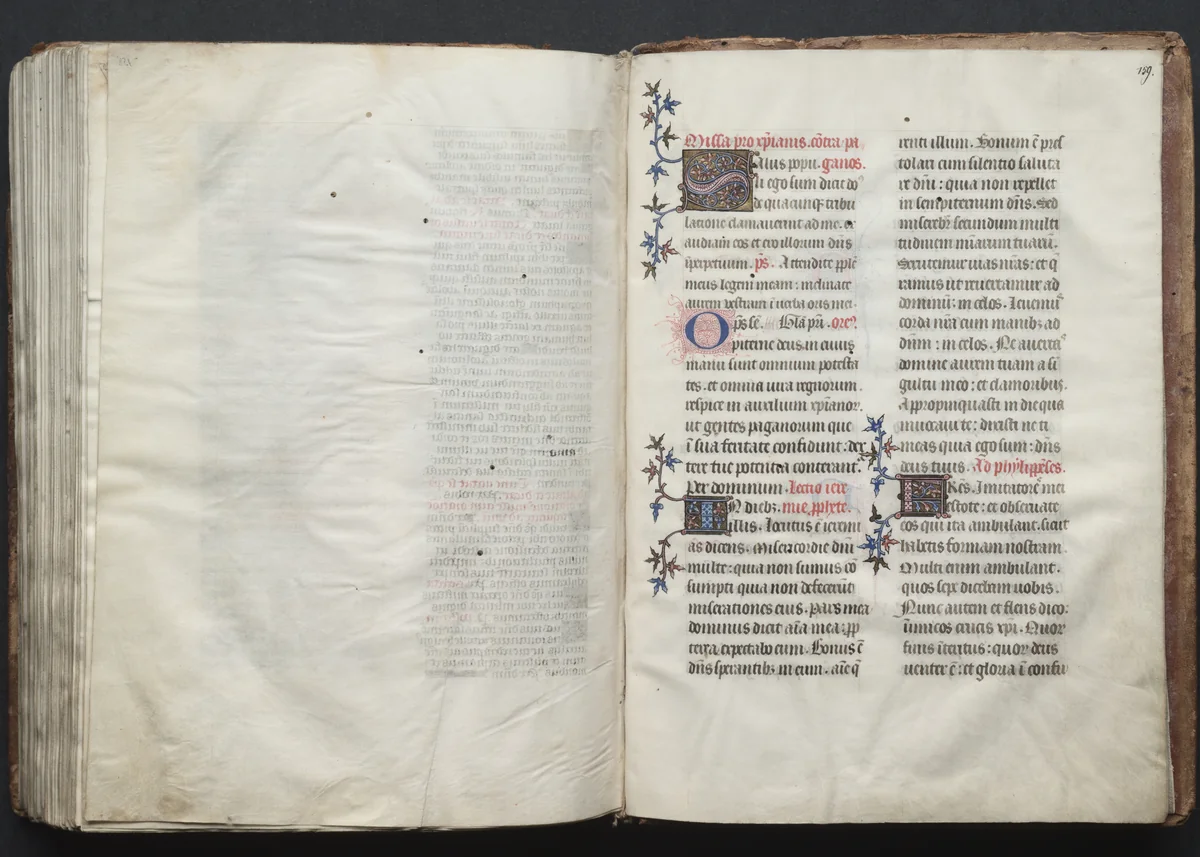 The Gotha Missal: Fol. 158v, Text by Master of the Boqueteaux, book, 1370-1380