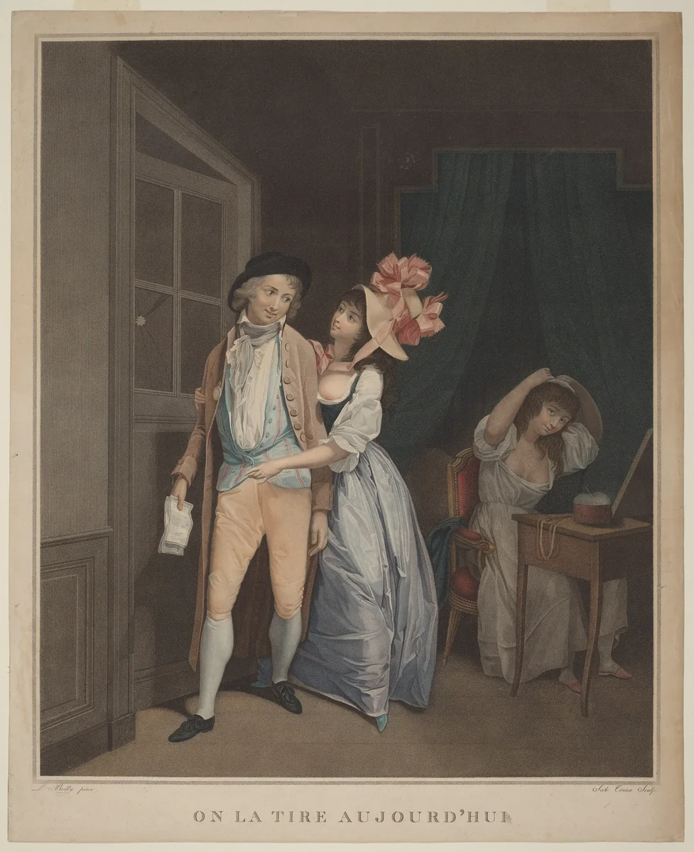 It was pulled today (On la tire aujourd'hui) by Salvatore Tresca, print, 1750-1815