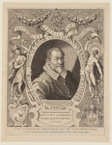 Franciscus de Padoanis Foroliviensis (Francesco da Forlì) by Aegidius Sadeler, print, 1603