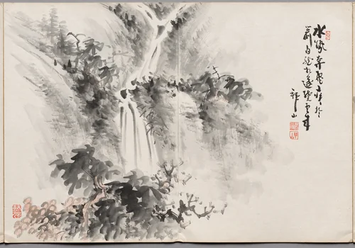 Painting Ten from Album of Paintings by Haizan by Yoshitsugu Haizan, painting, 1870-1915
