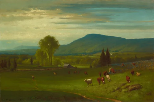 Summer in the Catskills by George Inness, painting, 1867