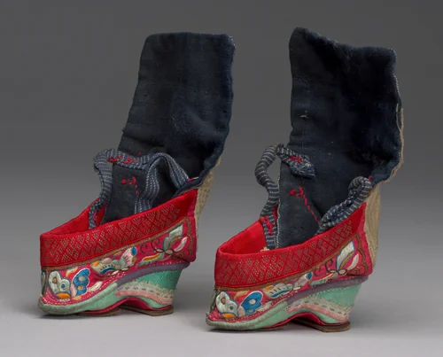 Children's Shoes by China, textile, 1775-1825