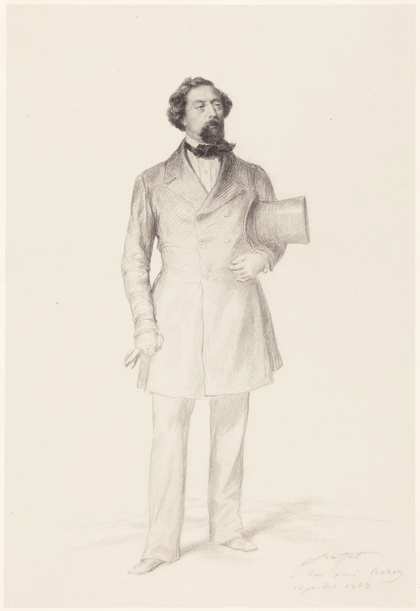 M. Pochez by Auguste Raffet, print, 1853