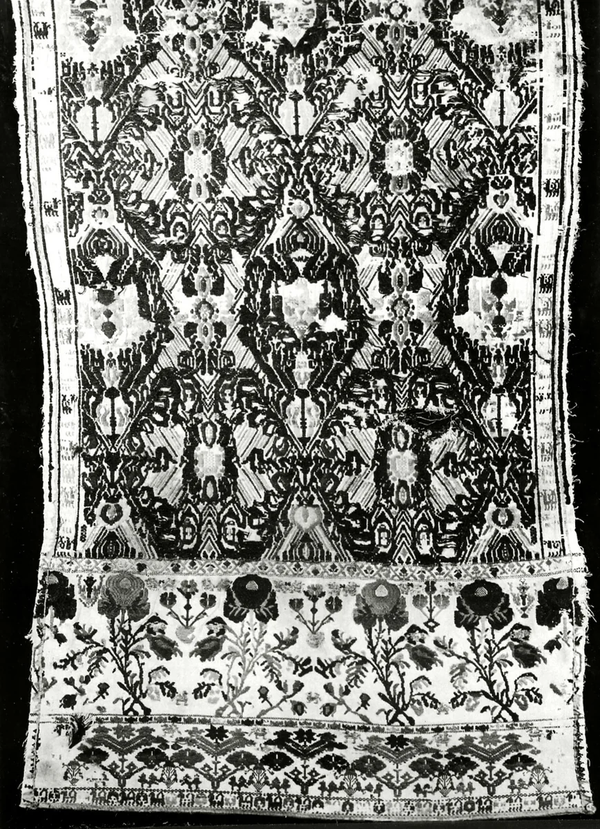 Panel by Sardinia, textile, 1801-1900