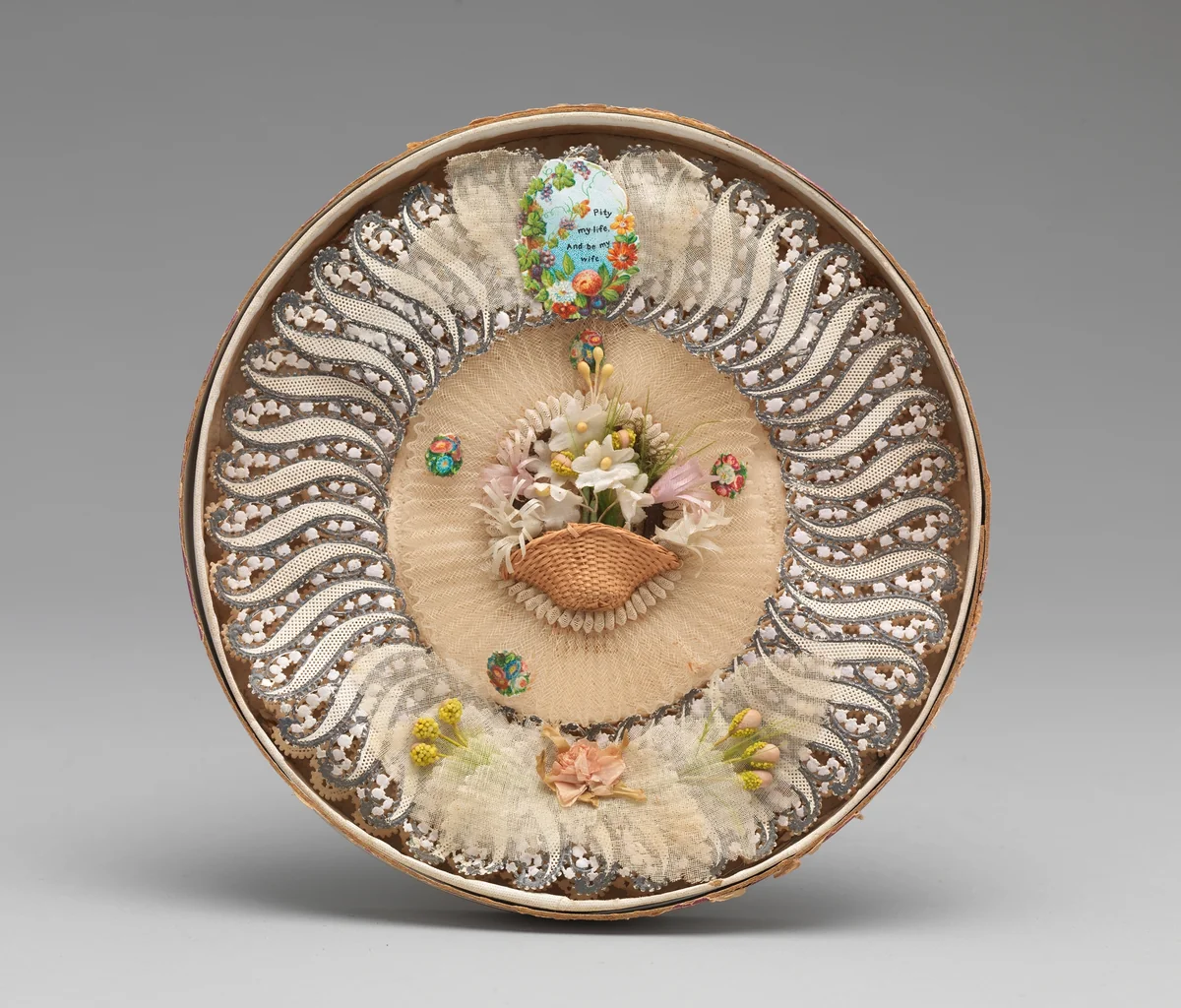 Boxed Valentine's Day Card by anonymous, other, 1840-1899