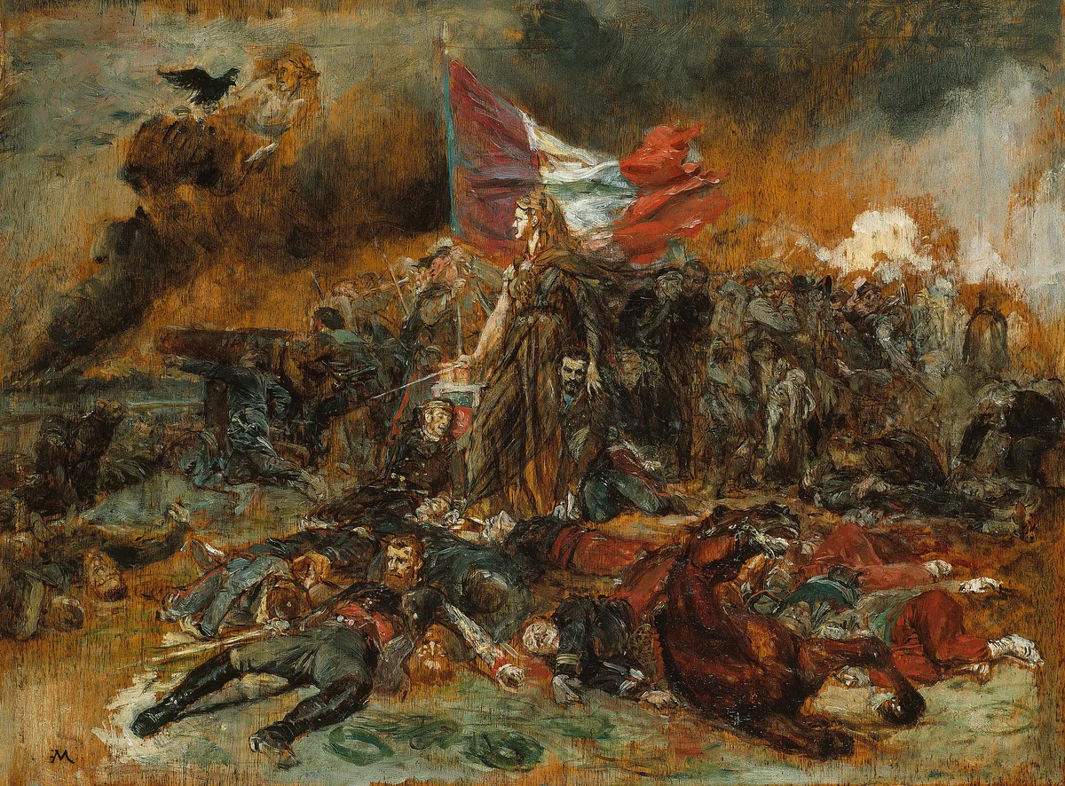 The Defense of Paris by Jean Louis Ernest Meissonier, painting, 1870-1871