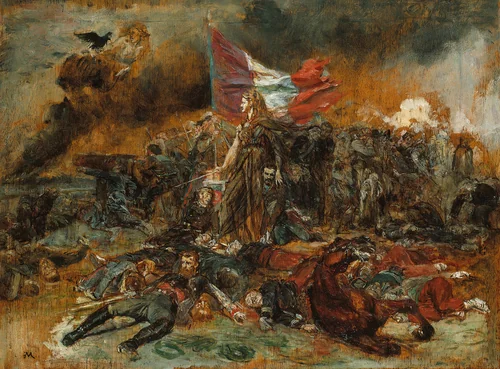 The Defense of Paris by Jean Louis Ernest Meissonier, painting, 1870-1871