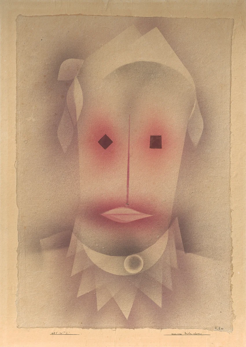 monsieur Perlenschwein,1925 by Paul Klee, painting
