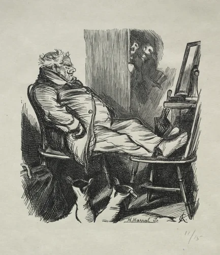 How I Lost My Whiskers by Charles Samuel Keene, print, 1866