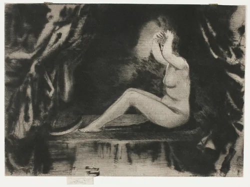 The Alcove by Theodore Roussel, print, 1906