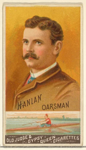 Hanlan, Oarsman, from the Goodwin Champion series for Old Judge and Gypsy Queen Cigarettes by Goodwin & Company, print, 1888