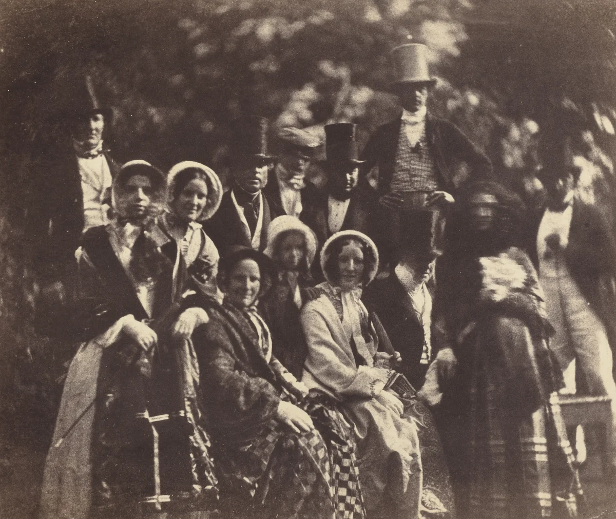 Wedding Group by Benjamin Brecknell Turner, photograph, 1815-1894