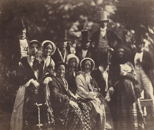 Wedding Group by Benjamin Brecknell Turner, photograph, 1815-1894