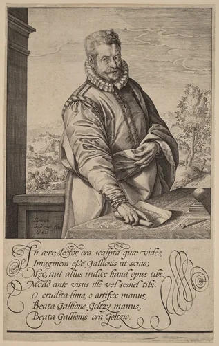 Philip Galle by Hendrick Goltzius, print, 1582