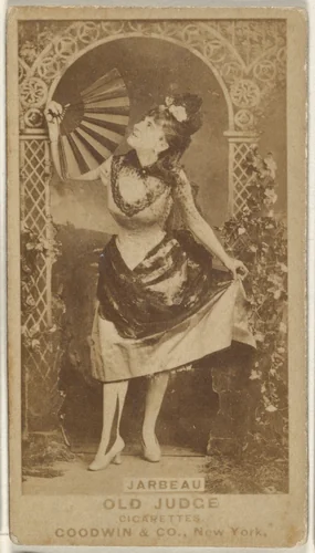(Vernona) Jarbeau, from the Actors and Actresses series (N171) for Old Judge Cigarettes by Goodwin & Company, photograph, 1886-1890