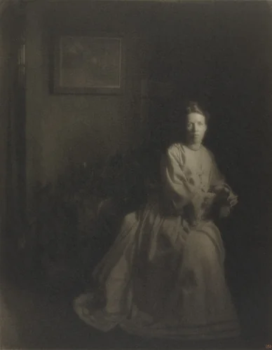 Mrs. Clarence H. White by Clarence H. White, photograph, 1907