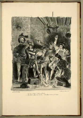 Faust by Eugène Delacroix
Johann Wolfgang von Goethe, volume, 1828