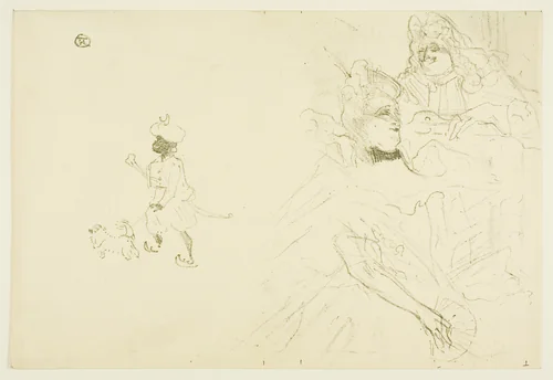 Cover for L'exemple de Ninon de Lenclos amoureuse by Henri de Toulouse-Lautrec, print, 1898