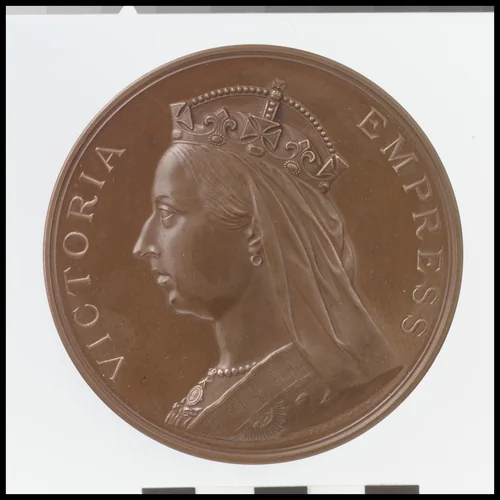 Victoria Calcutta Exhibition, 1883–84 by Alfred Benjamin Wyon, metalwork, 1883-1884