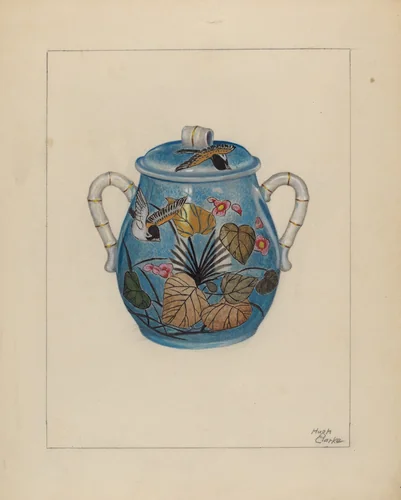 Bowl by Hugh Clarke, index of american design, 1937