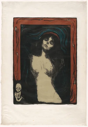 Madonna by Edvard Munch, print, 1895