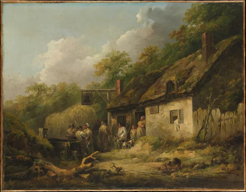 The Bell Inn by George Morland, painting, 1787-1789
