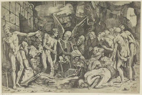 Skeletten by Unknown, print, 1498-1532