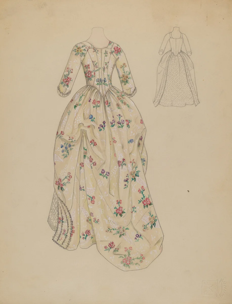 Dress by Nancy Crimi, index of american design, 1936