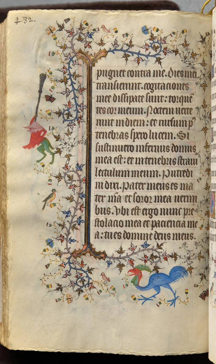 Hours of Charles the Noble, King of Navarre (1361-1425): fol. 235v, Text by Master of the Brussels Initials and Associates, book, 1400-1410