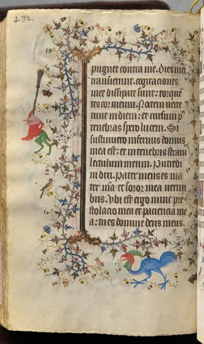 Hours of Charles the Noble, King of Navarre (1361-1425): fol. 235v, Text by Master of the Brussels Initials and Associates, book, 1400-1410