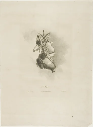 The Musician, from Arts et Métiers by Bernard Gaillot, print, 1838