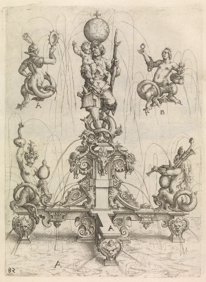 Architectura von Ausstheilung / Symmetria und Proportion der Fünff Seulen by Wendel Dietterlin, book, 1598