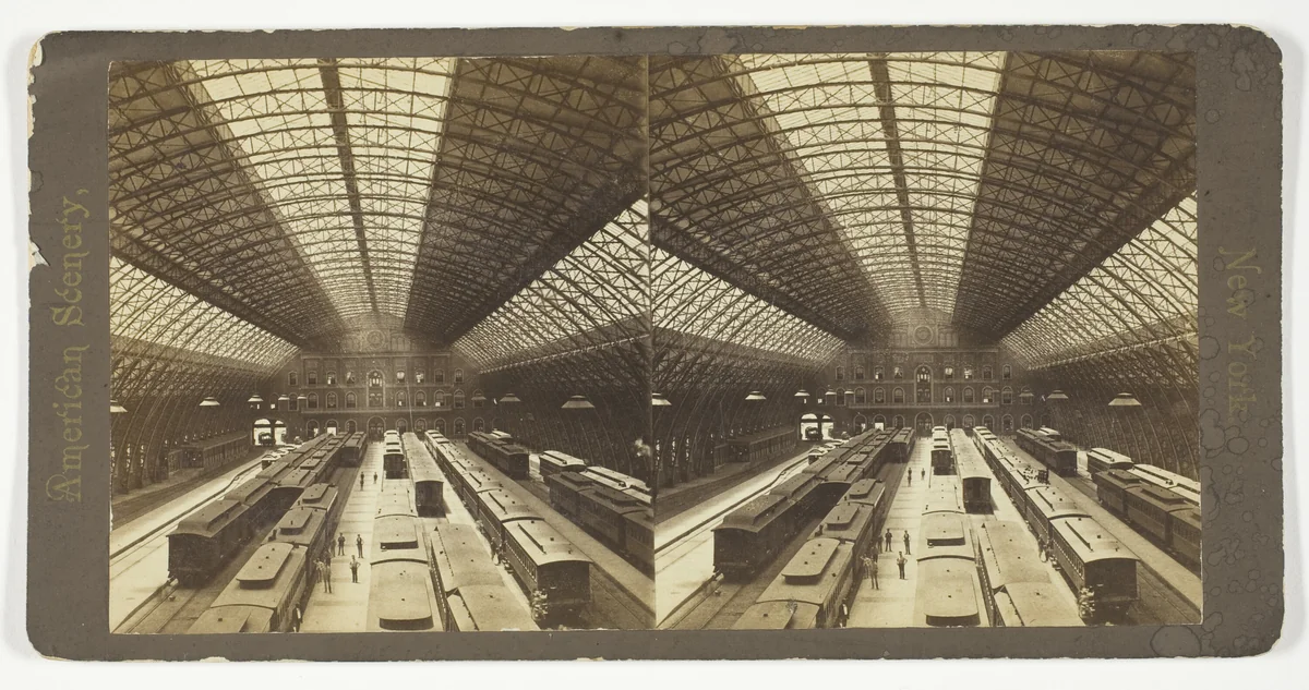 New York, from the series "American Scenery" by Artist Unknown, photograph, 1875-1899